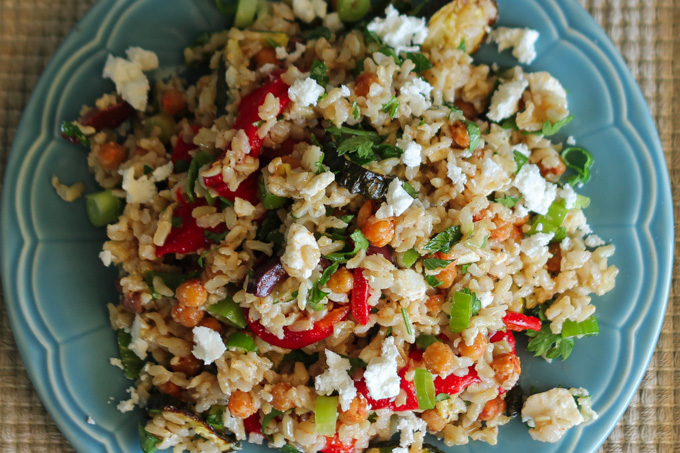 Antipasto Brown Rice Salad