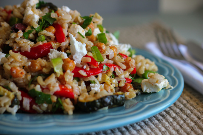 Antipasto Brown Rice Salad