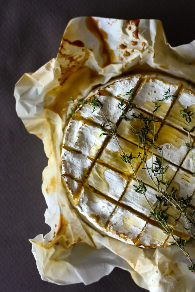 Baked Camembert Cheese With Onion Jam