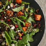 Lentil Salad With Roasted Pumpkin And Feta Cheese