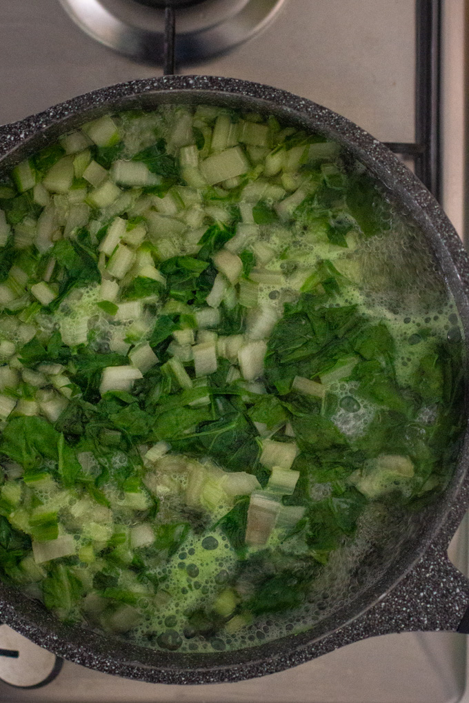 Swiss Chard and Tofu Wraps