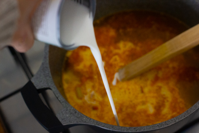 Coconut Vegetable and Tofu Curry Soup