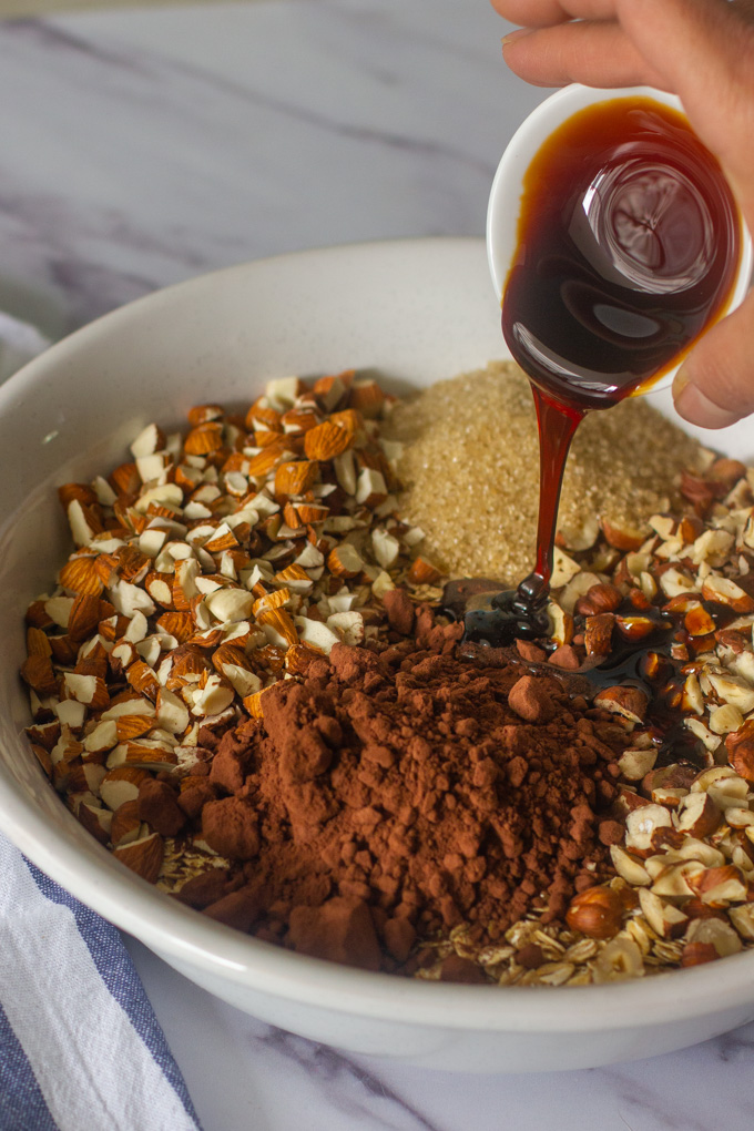 Cocoa and Hazelnuts Granola