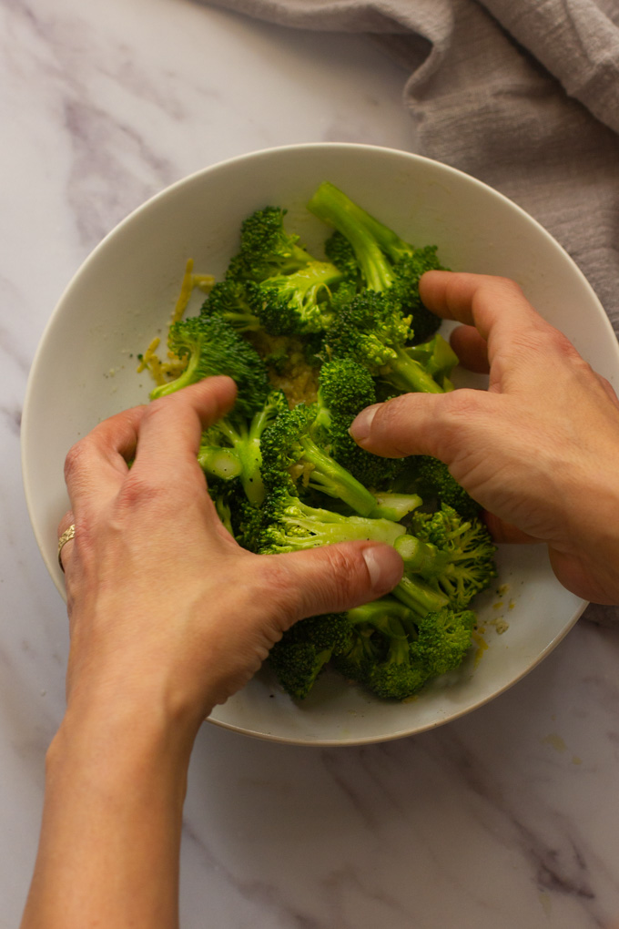 Green Salad with Charred Broccoli and Avocado