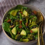 Green Salad with Charred Broccoli and Avocado