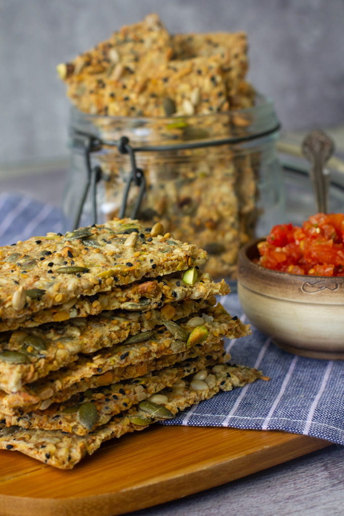 Vegan Spelt Crackers