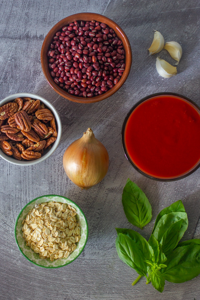 Vegan Adzuki Bean Meatballs