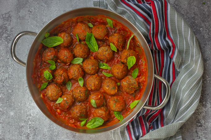 Vegan Adzuki Bean Meatballs