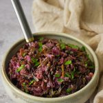 Wild Rice with Red Cabbage