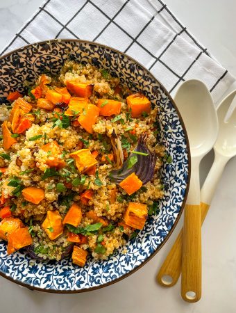 Quinoa Salad with Sweet Potatoes and Carrots