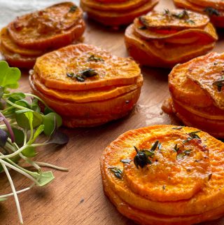 סוכריות בטטה בשמן זית וטימין